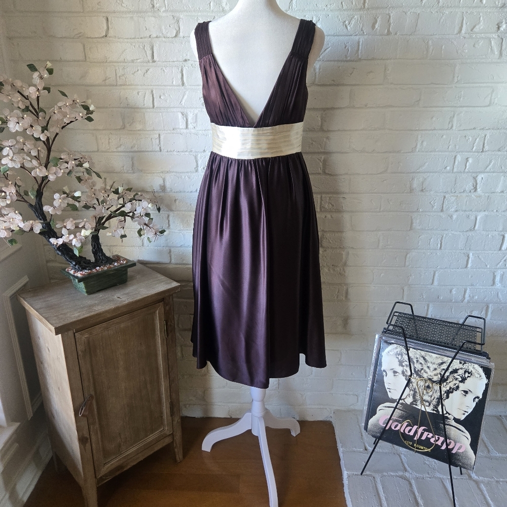 Vintage Rory Gilmore Y2K 100% Silk Shelli Segal Dress, Party - Picture 6 of 13